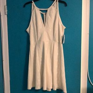 White free people dress
